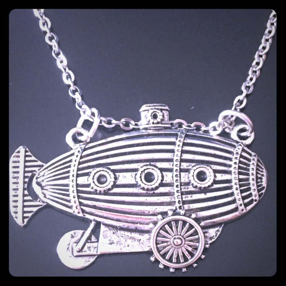 Zeppelin Steampunk Necklace